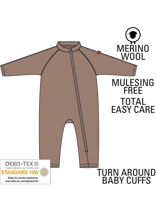 Wollen jumpsuit kinderen | merinowol | Burlwood