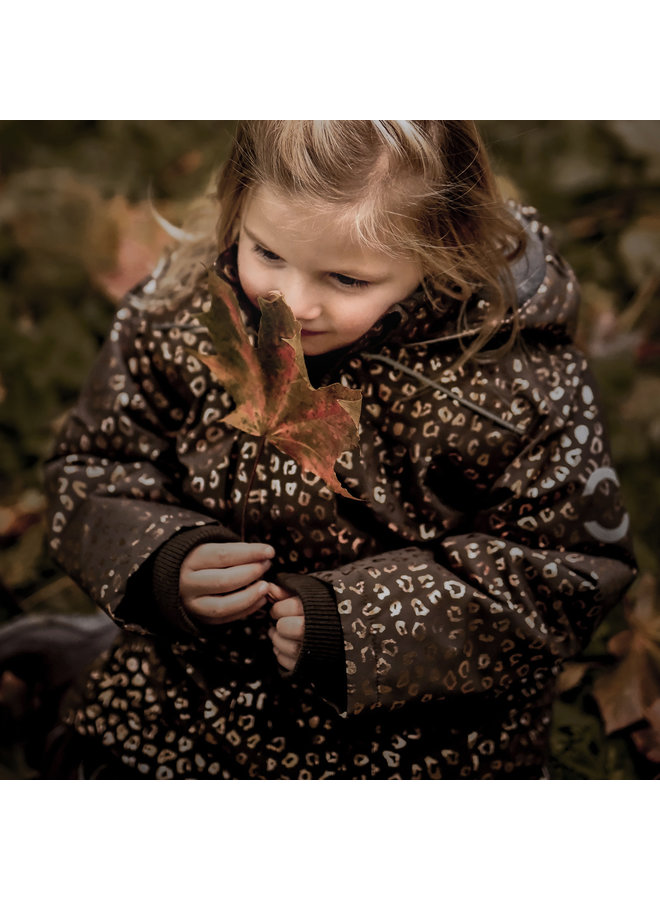 Junior winter jacket | Chocolate Gold | size 104-158