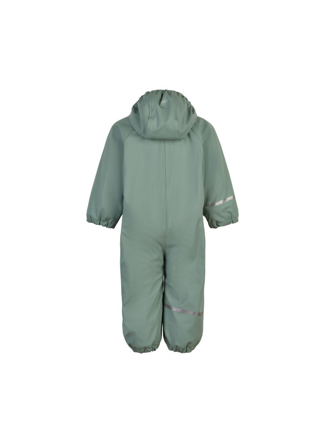 ♻️ Kinder regenpak uit één stuk | fleece voering | Slate Grey |  70-110