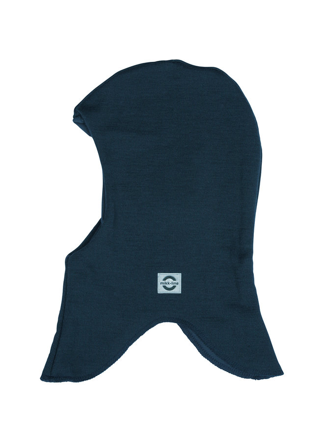 Balaklava child | wind stopper | Merino wool blend |Blue Nights