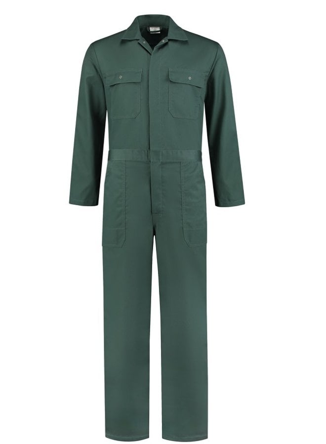 Donker groene overall voor dames en heren