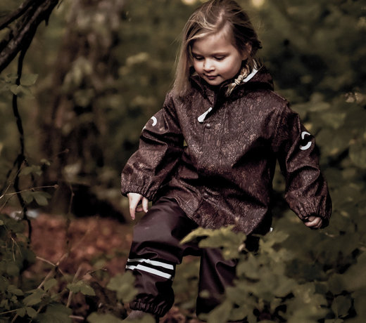 Padded rainwear for kids