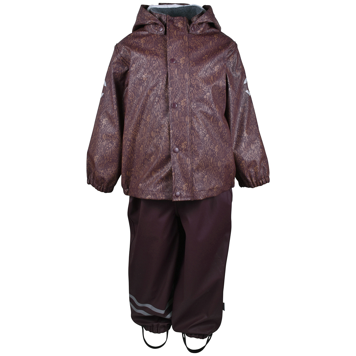 lined rain suit