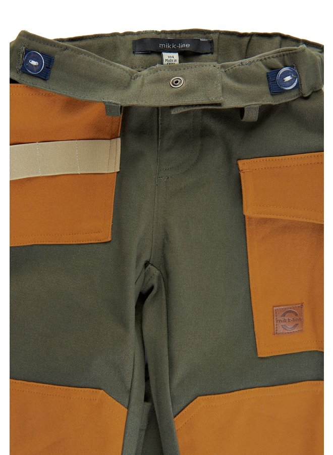 Twill children's work trousers | Dusty Olive| size 98-128