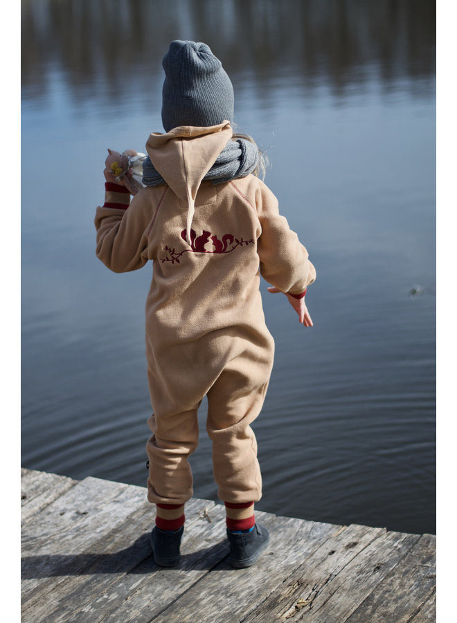 ♻️Fleece onesie Sand | size 74-116