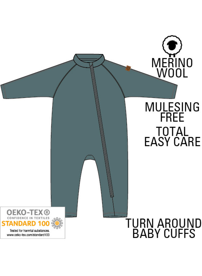 Wool jumpsuit kids | merino wool |North Atlantic