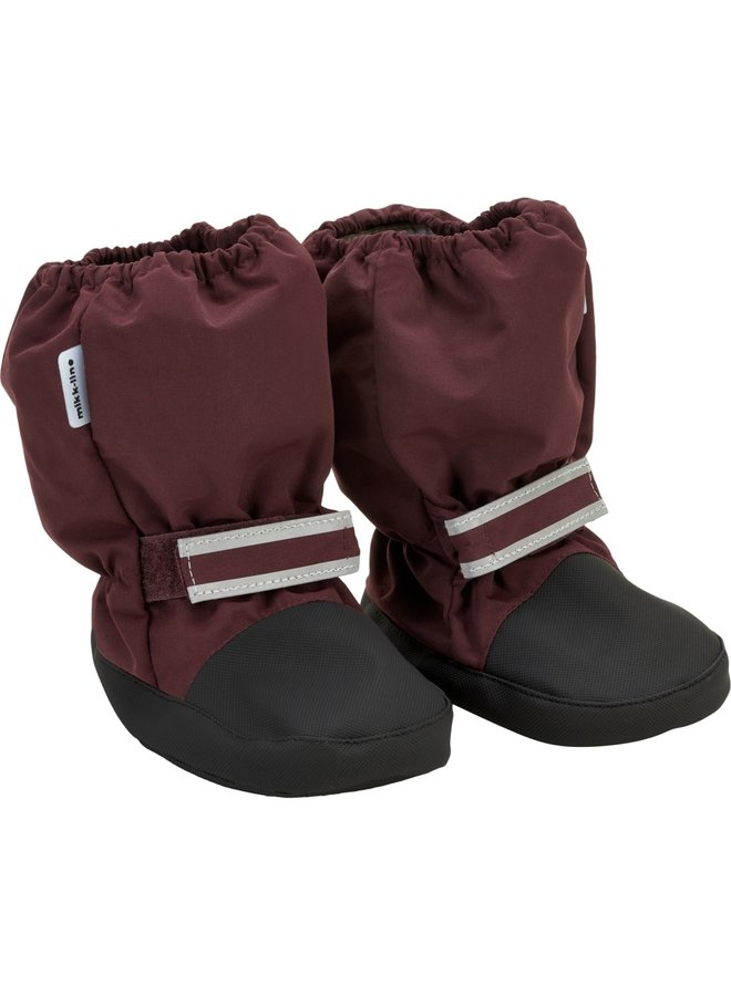 Outdoor footies with reinforced rubber sole |Decadent Chocolate