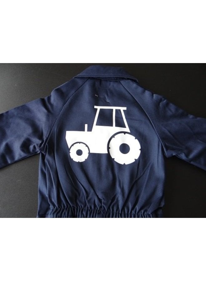 Coverall with tractor, tractor