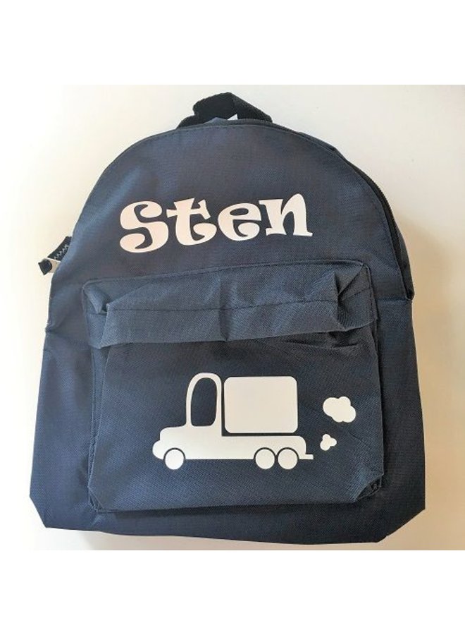 Backpack with name print and Truck