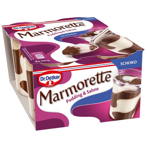 Dr Oetker Marmorette Schoko (4x100g) Dr Oetker Marmorette Schoko (4x100g)