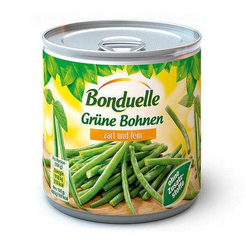 Bonduelle Bohnen grün zart & fein (400g) Bonduelle Bohnen grün zart & fein (400g)