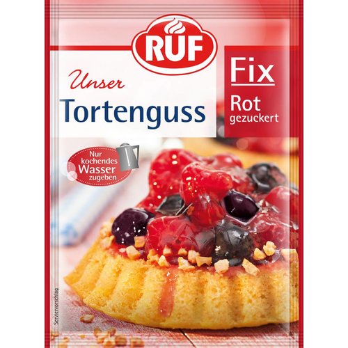 Ruf Tortenguss rot (3x12g) Ruf Tortenguss rot (3x12g)