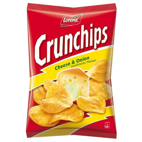 Lorenz Crunchips Cheese & Onion (150g)