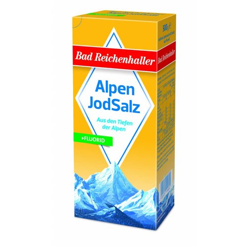 Bad Reichenhaller Jodsalz mit Fluorid (500g)