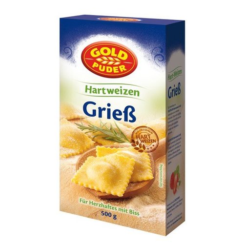 Goldpuder Hartweizengrieß (500g) Goldpuder Hartweizengrieß (500g)