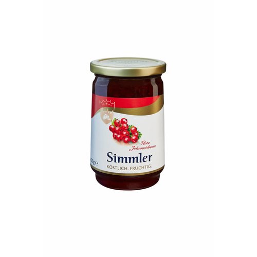 Simmler Konfitüre Rote Johannisbeere (450g)