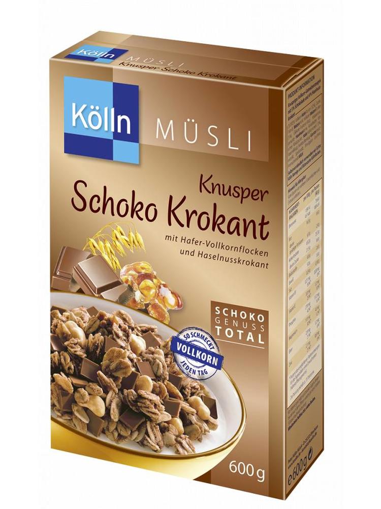 Krokant Ihr Kölln - Müsli Online-Supermarkt Schoko Regiofrisch (500g) Knusper