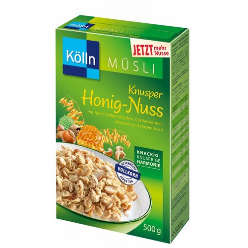 Kölln Müsli Knusper Honig-Nuss (500g) Kölln Müsli Knusper Honig-Nuss (500g)