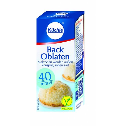 Küchle Backoblaten rund 40mm (30g) Küchle Backoblaten rund 40mm (30g)