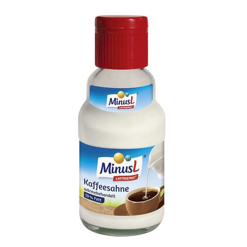 MinusL Kaffeesahne 10% laktosefrei (165g) MinusL Kaffeesahne 10% laktosefrei (165g)