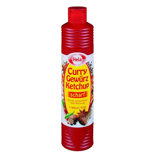 Hela Curry Ketchup scharf (800ml) Hela Curry Ketchup scharf (800ml)