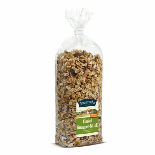 Heimatsmühle (Aalen) Dinkel Knusper-Müsli (500g) Heimatsmühle (Aalen) Dinkel Knusper-Müsli (500g)