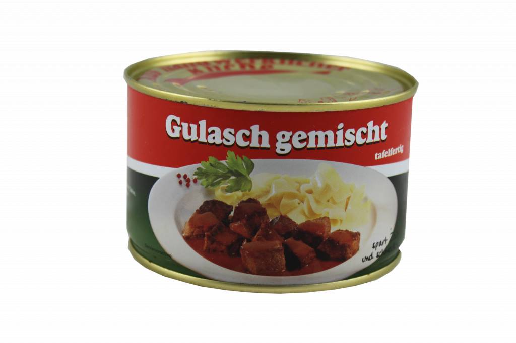 Gulasch gemischt (400g/Dose) - Regiofrisch Ihr Online-Supermarkt