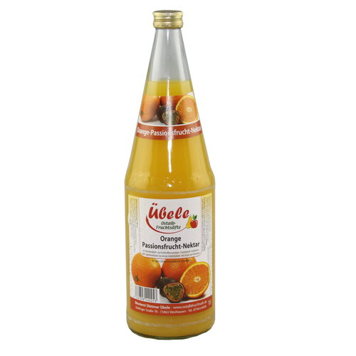 Übele Ostalb-Fruchtsäfte (Westhausen) Orange-Passionsfrucht Nektar (1l)