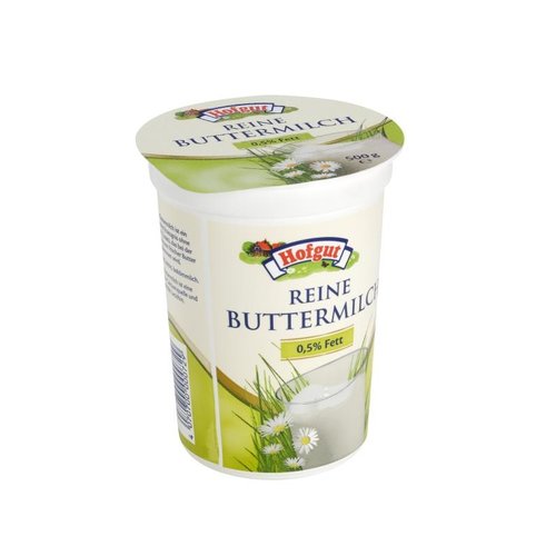 Hofgut Reine Buttermilch 0,5% (500g) Hofgut Reine Buttermilch 0,5% (500g)