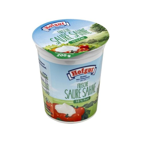 Hofgut Saure Sahne 10% (200g) Hofgut Saure Sahne 10% (200g)