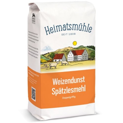 Heimatsmühle (Aalen) Weizen-Dunst Spätzlesmehl (1kg) Heimatsmühle (Aalen) Weizen-Dunst Spätzlesmehl (1kg)