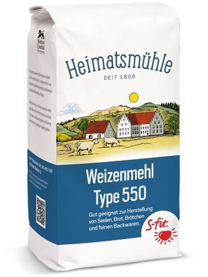 Heimatsmühle (Aalen) S-fit Weizenmehl Type 550 (1kg)