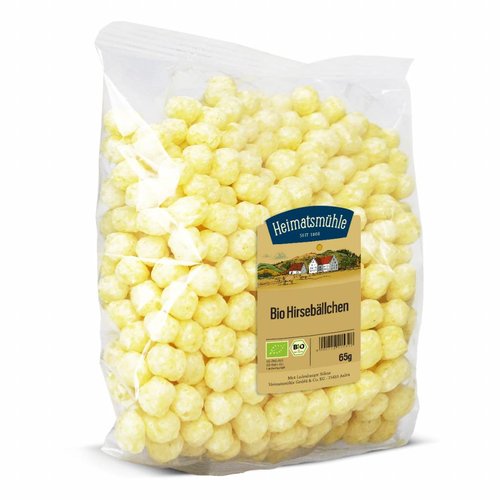 Heimatsmühle (Aalen) Bio Hirsebällchen (60g) Heimatsmühle (Aalen) Bio Hirsebällchen (60g)