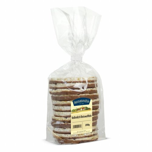 Heimatsmühle (Aalen) Vollmilch Reiswaffeln (200g) Heimatsmühle (Aalen) Vollmilch Reiswaffeln (200g)