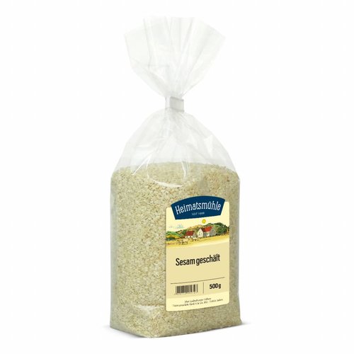 Heimatsmühle (Aalen) Sesam geschält (500g) Heimatsmühle (Aalen) Sesam geschält (500g)