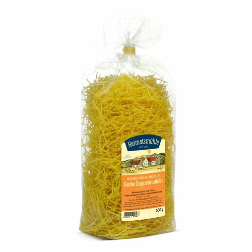 Heimatsmühle (Aalen) Grobe Suppennudeln (500g) Heimatsmühle (Aalen) Grobe Suppennudeln (500g)