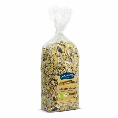 Heimatsmühle (Aalen) Bio-Müsli "ohne Sultaninen" (500g)