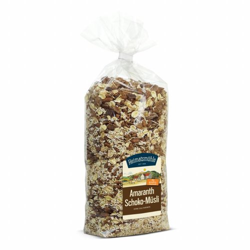 Heimatsmühle (Aalen) Amaranth Schoko-Müsli (500g) Heimatsmühle (Aalen) Amaranth Schoko-Müsli (500g)