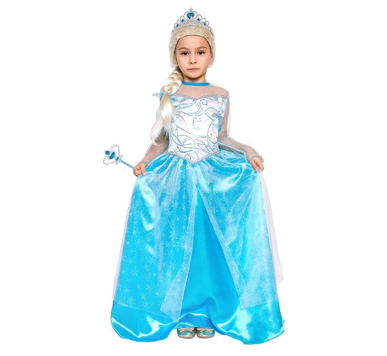 Prinsessenkostuum met bloemenkroon voor meisjes