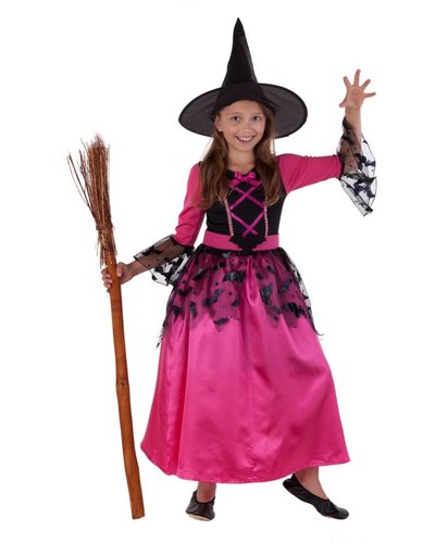 Magicoo Roze heksenjurk meisjes