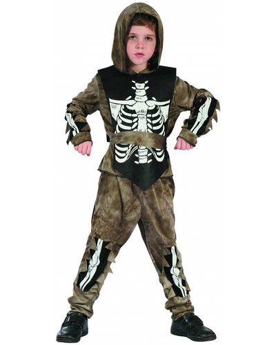 GoDan S. A. Skelet zombie kostuum voor kinderen