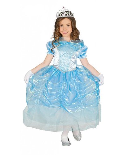 Fiestas Guirca Blauwe prinsessenjurk