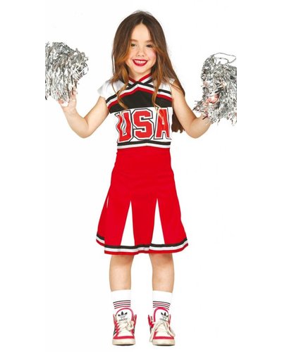 Fiestas Guirca Cheerleader jurk kinderen