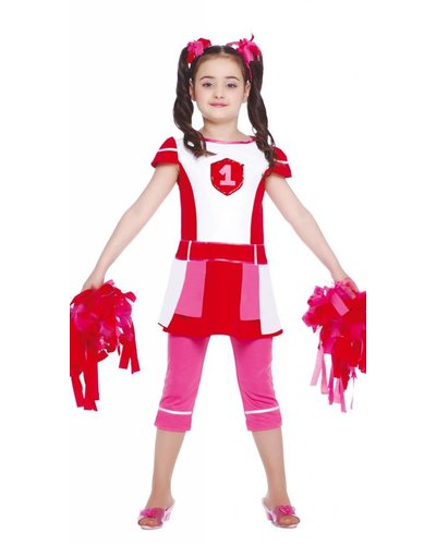 Fiestas Guirca Cheerleader kostuum kinderen