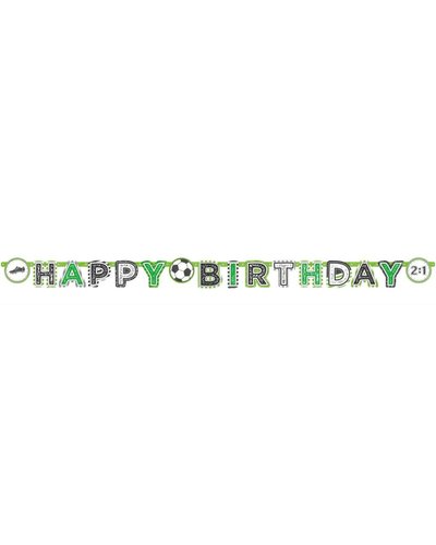 Amscan Slinger "Happy Birthday" voor een voetbalfeestje