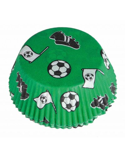 Amscan 48 bakvormen muffins voor voetbalparty