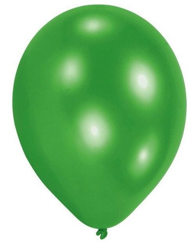 Amscan 10 latexballonnen groen 22,8 cm/9''