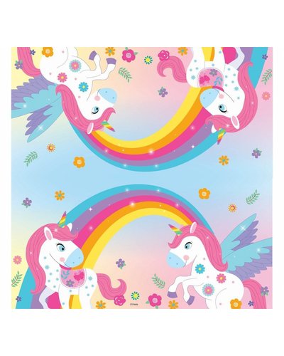 Amscan Magische unicorn servetten