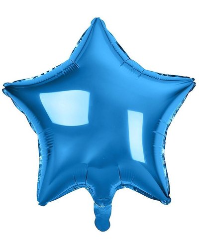Amscan Folieballon ster blauw - 48 cm