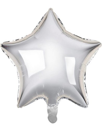 Amscan Folieballon ster zilver - 48 cm